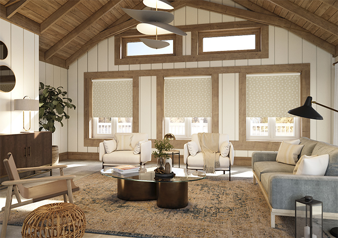Periwinkle, Cream - Twist&Fit Roller Blind - Image 7